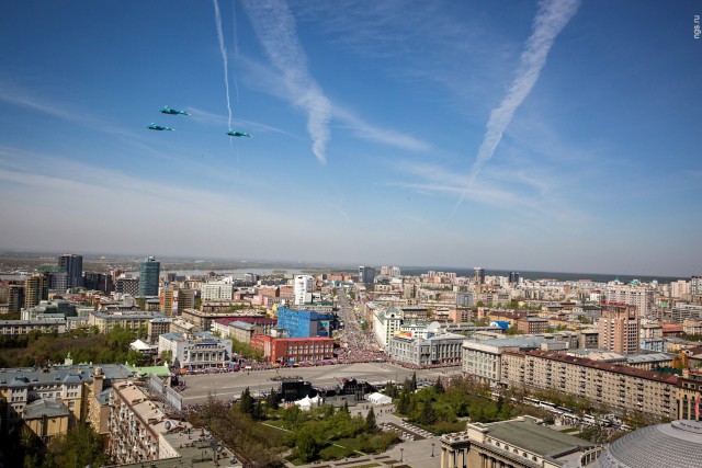 Парад Победы в Новосибирске