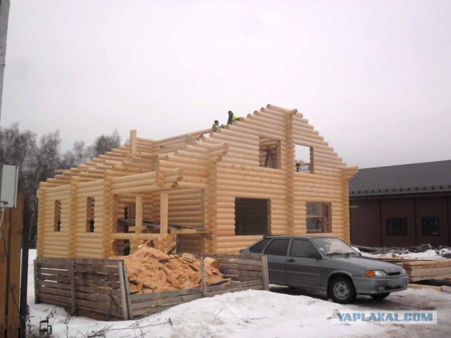 Строительство дома на даче