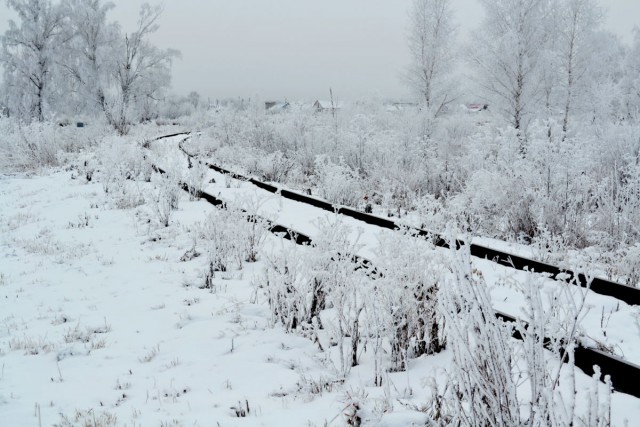 Зимняя железная дорога