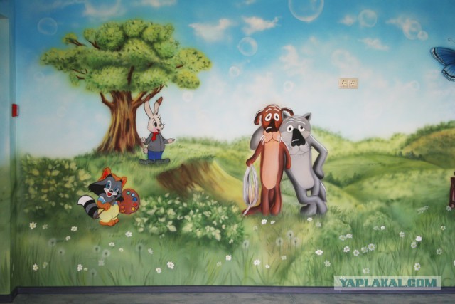 Роспись детского центра