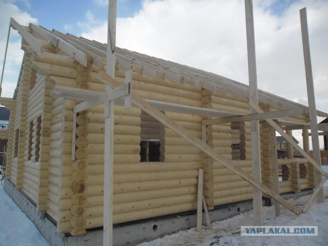 Строительство дома на даче