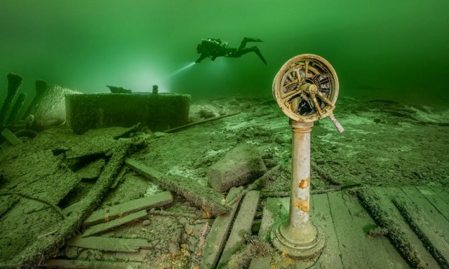 Впечатляющие фотографии кораблей на дне Балтийского моря