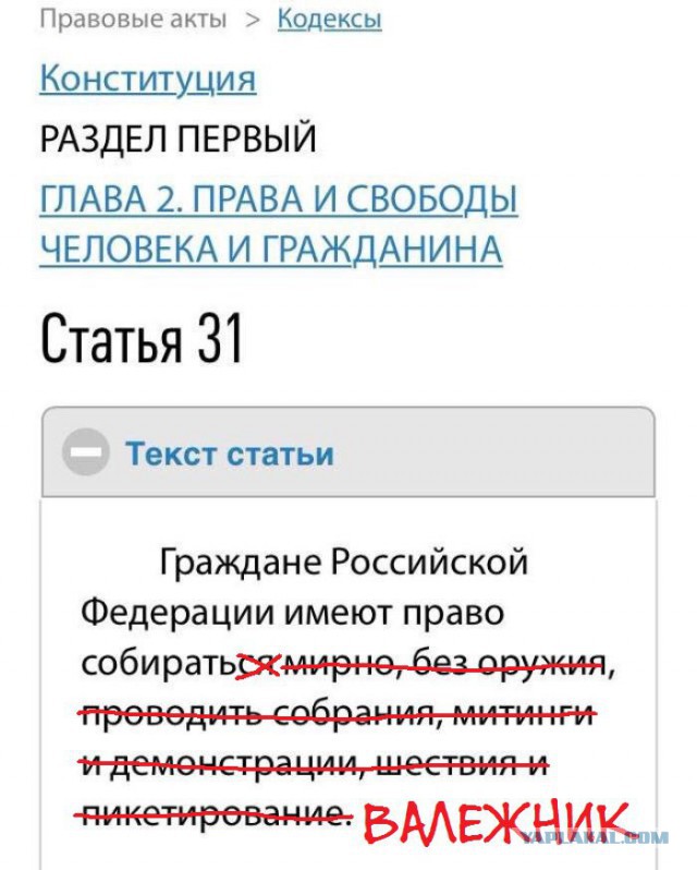 Власти Москвы не привлекали казаков к разгону акции оппозиции 5 мая