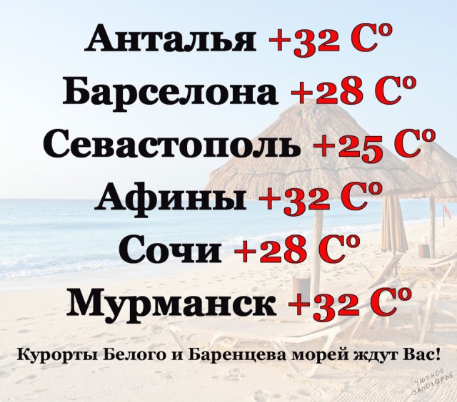 Жаркое лето за полярным кругом