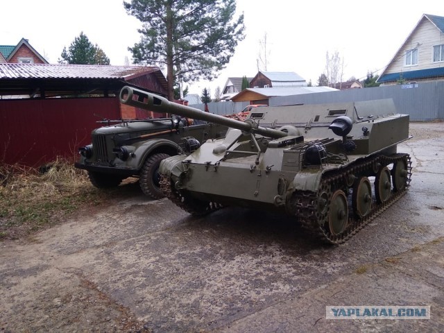 Восстановление АСУ-57 - советская лёгкая противотанковая авиадесантная самоходная артиллерийская установка