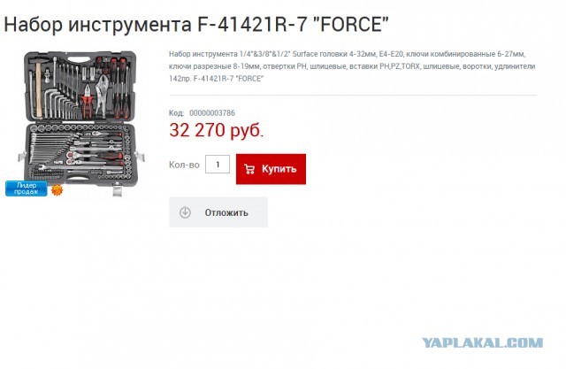 Набор автоинструмента