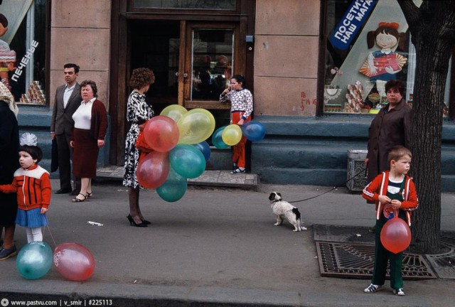 Прогулка по Москве 1989 года