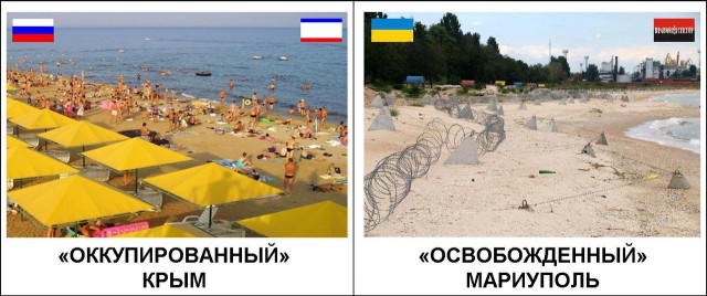 Украинцы выстроились в очередь в Крым