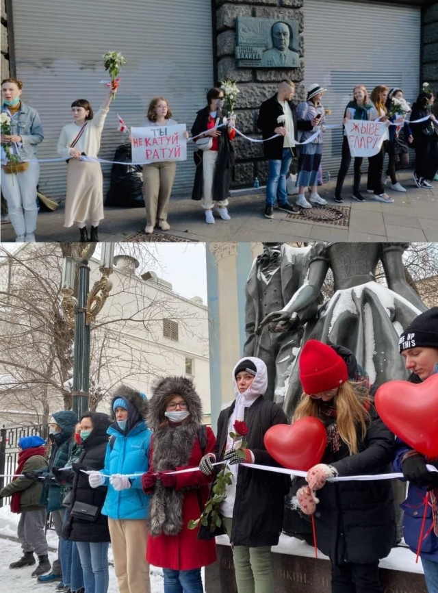 В Хабаровске началась акция в поддержку арестованного блогера Навального