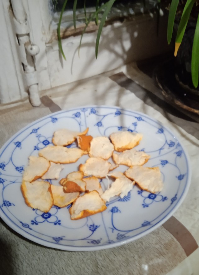 Сушёные мандариновые корки. Что с ними делать?