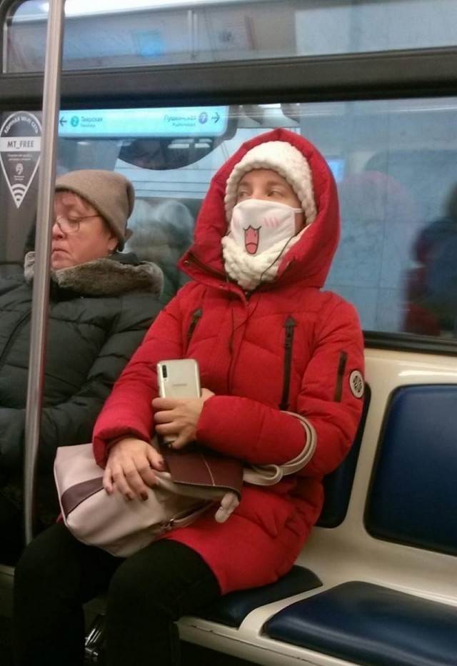 Модники из российского метрополитена