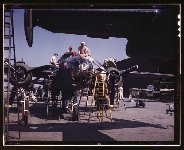 Фотографии США: 20 век, начало 40-х. Авиационная промышленность