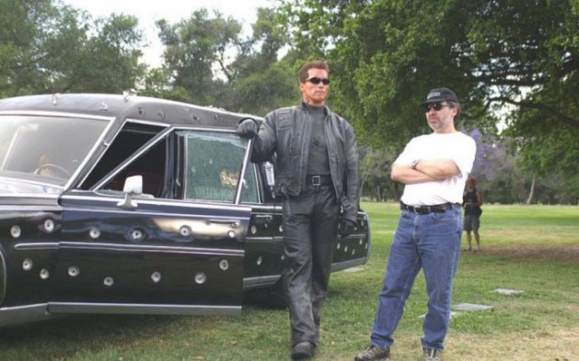 Кадры со съемочной площадки "Терминатора"