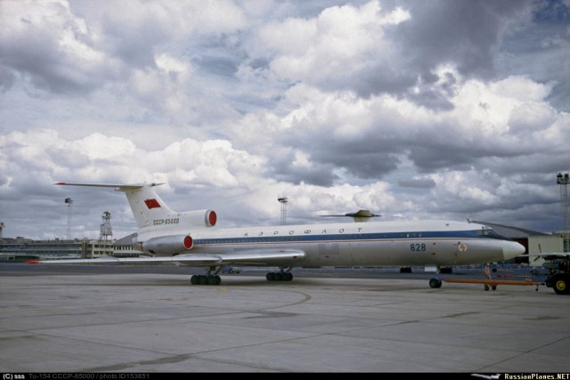 50 лет первому полету Ту-154