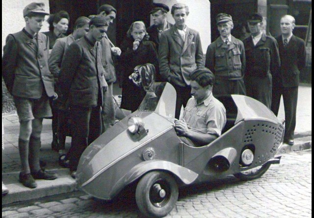 Возвращение в прошлое: микроавтомобиль Messerschmitt Kabinenroller