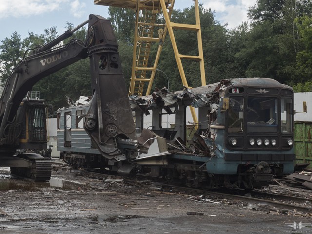 Как умирают вагоны московского метро