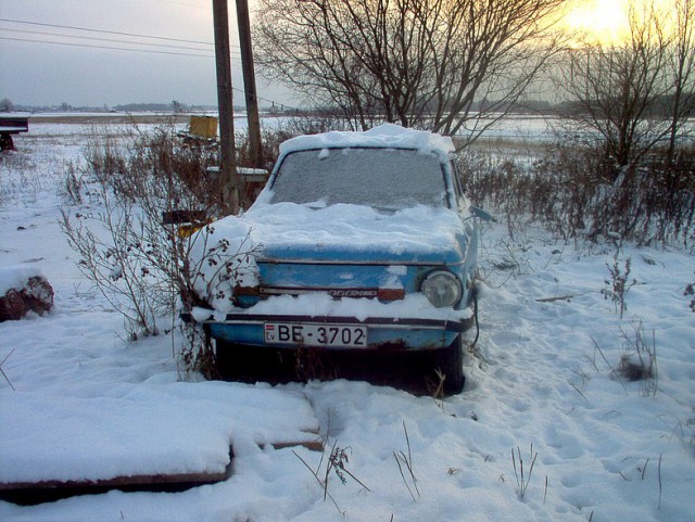 Морозное утро в глубинке!