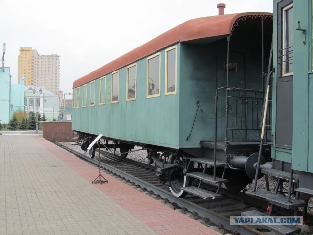 Музей паровозов в Москве.