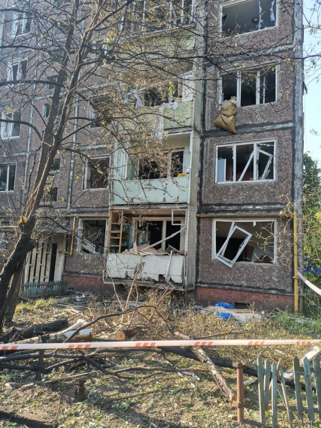 В Брянске взрыв и пожар в районе аэропорта