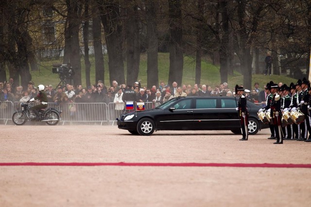 Как Медведева в Норвегии принимали