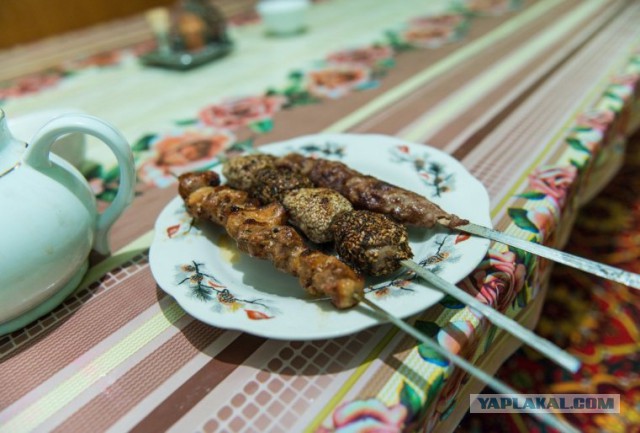 Про вкусный район в ЮКО, Казахстан.