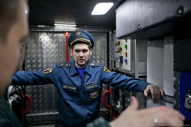 Пожарная часть изнутри