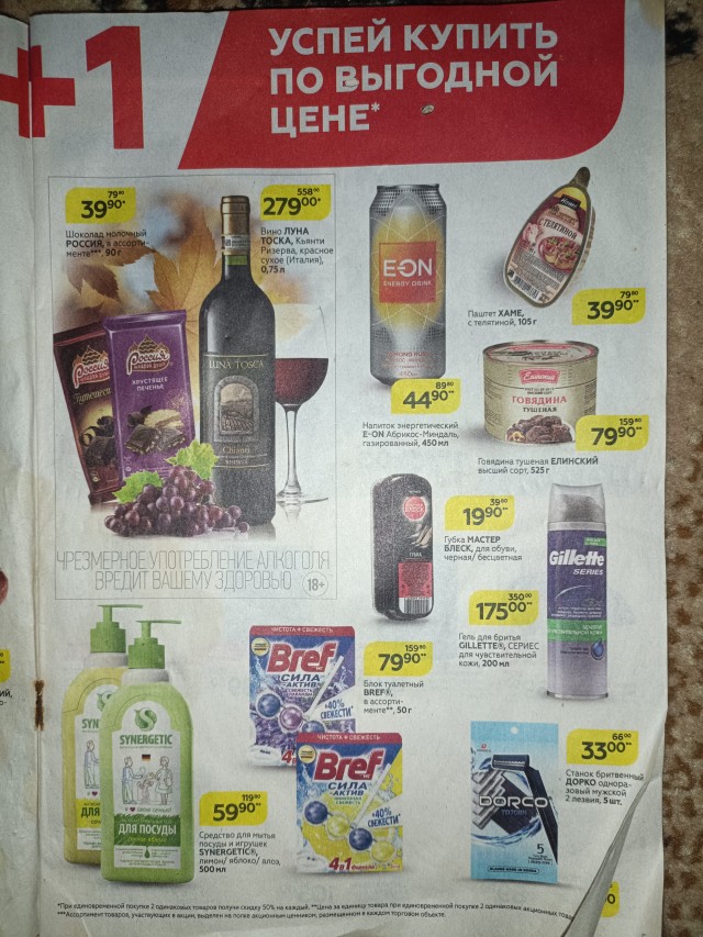 Цены на продукты в конце 2019 года