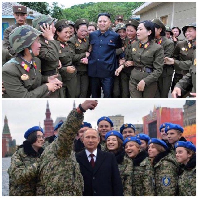 Как встречают Ким Чен Ына
