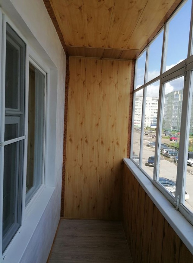 Утепление и отделка лоджии