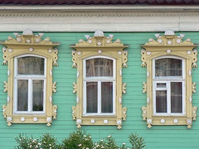 г.Семёнов. Наличники на окна (82 фото)