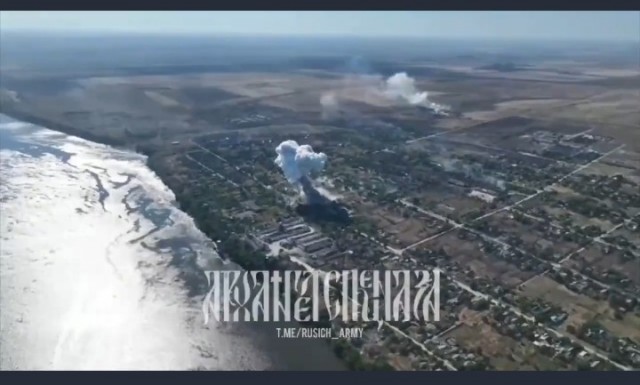 Поражение цели с помощью ОДАБ-1500 с УМПК