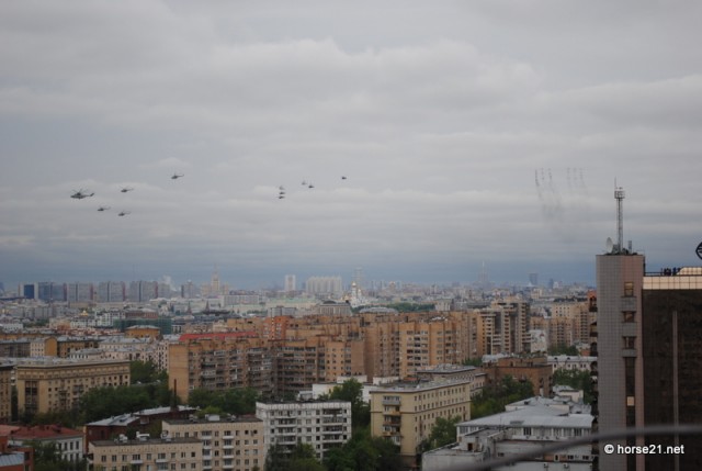 Самолеты над Москвой