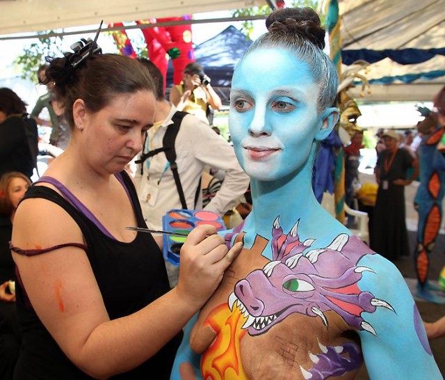 Фестиваль бодиарта в Австралии