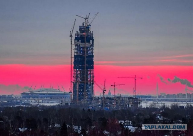 Башня "Газпрома" - самое высокое здание Европы