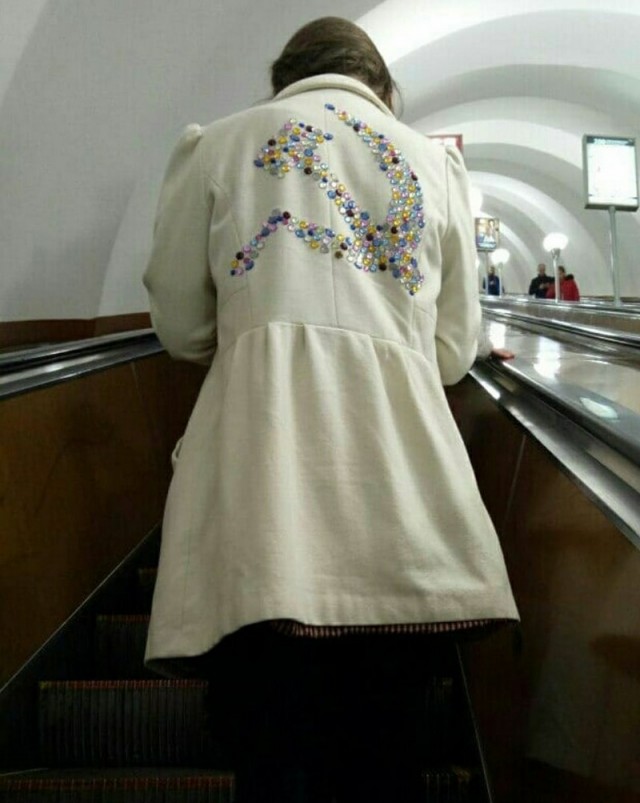 Гляньте, какие модники в нашем метрополитене водятся