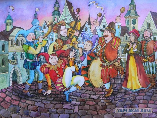 Украинский цирк шапито в Польше