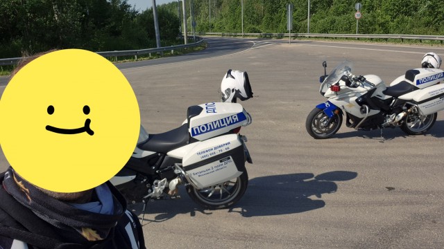 Мотопогоня в Париже