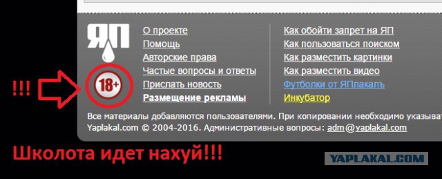 Когда зашел на ЯП, а эротику уже запретили