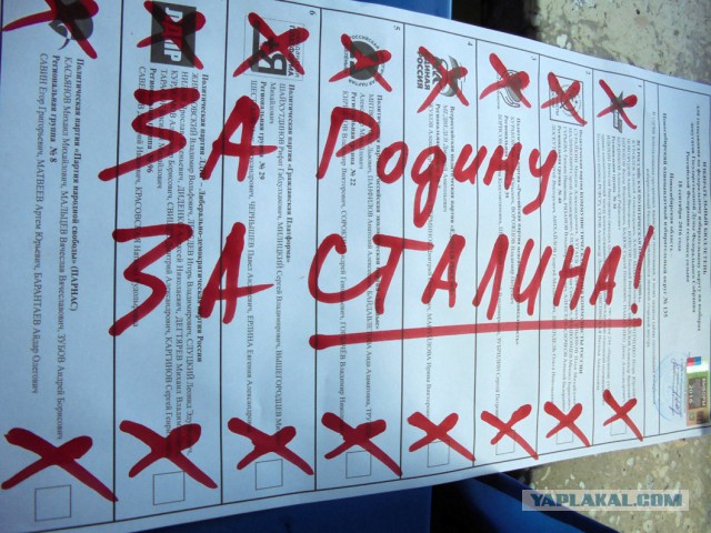 За кого голосовали Вы?