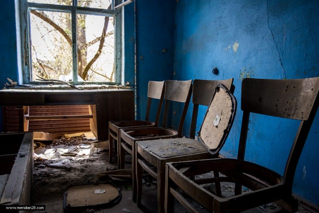 Зона отчуждения. Полесский радиационно-экологический заповедник. д.Погонное (Хойникский р-н, Гомельская обл)
