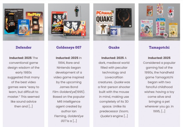 Всемирный зал славы видеоигр пополнился - Tamagotchi, Quake, GoldenEye 007 и Defender