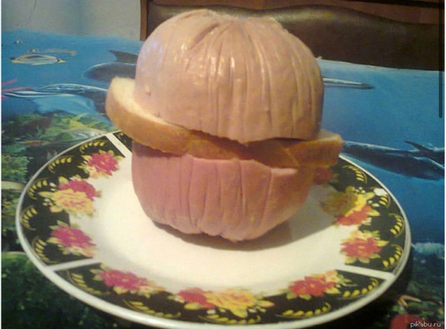 Варёная колбаса. Люблю её всем сердцем!