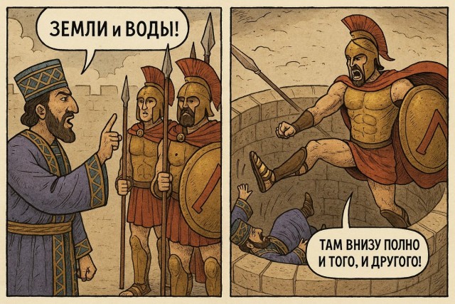 Как греки сдерживали армию персов в Фермопильском ущелье