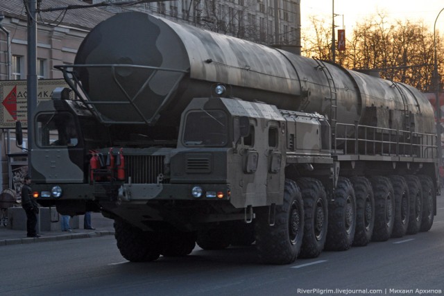 Первый тренировочный парад на Красной Площади