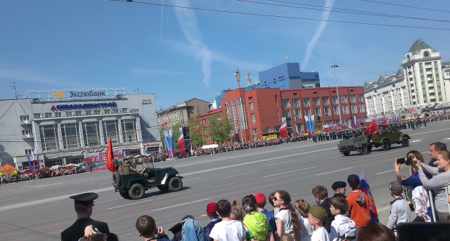 Парад Победы в Новосибирске