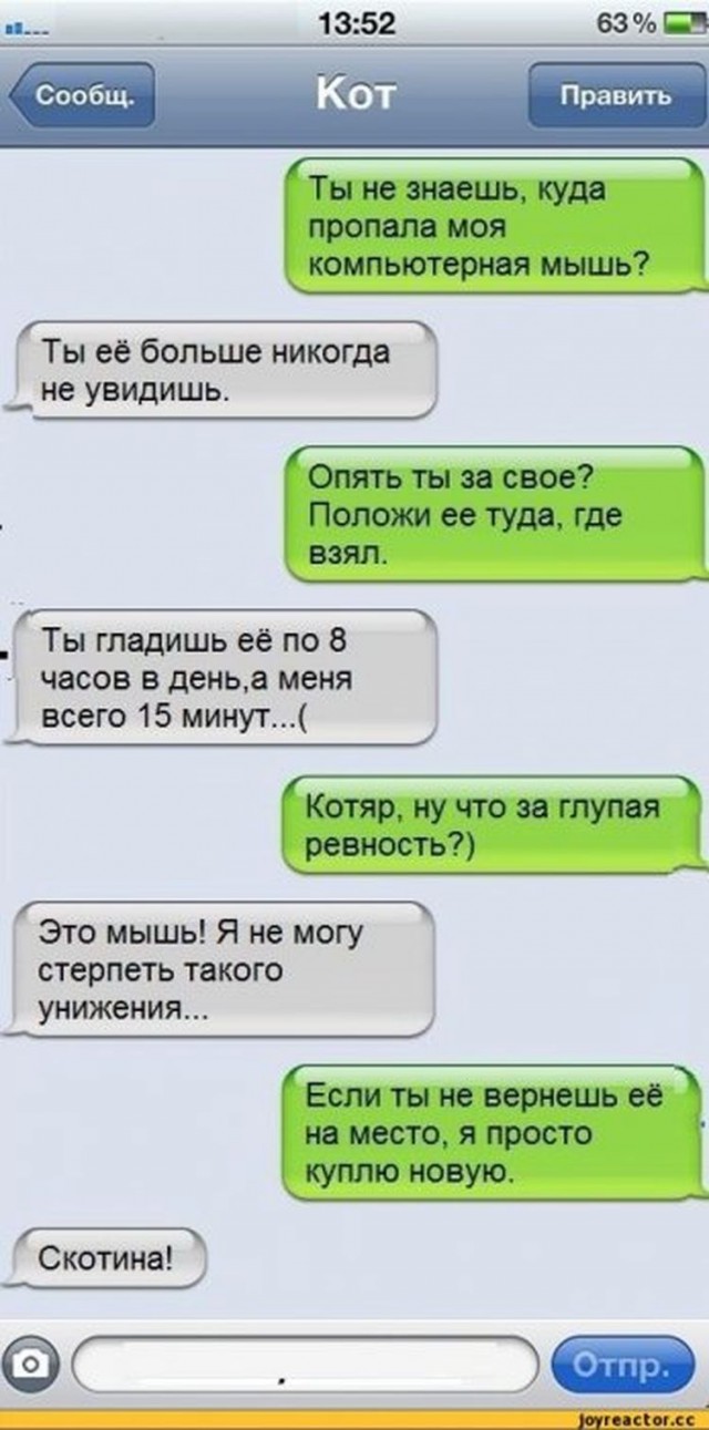 Смешные фразы в переписке