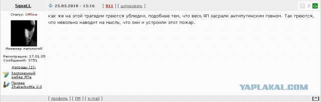 Россиян могут наказать за сплетни о трагедии в Кемерове