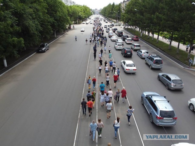 Митинг Хабаровск в поддержку губернатора