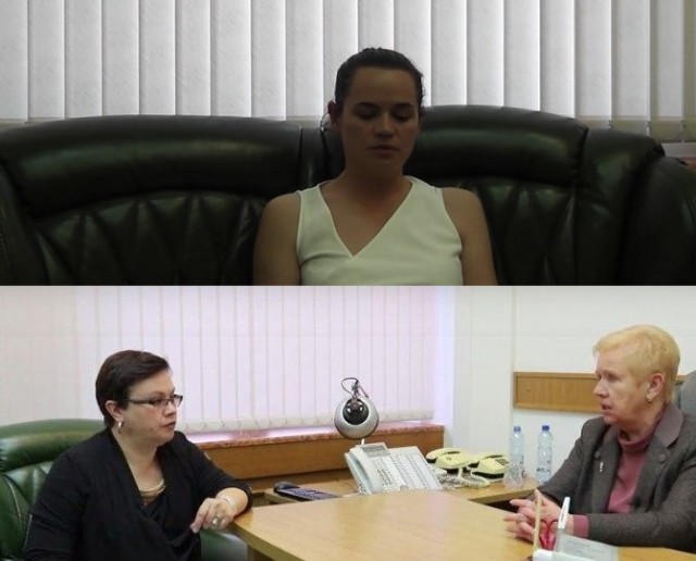 Запуганная Тихановская по бумажке призвала беларусов, которые её поддерживают, не выходить больше на площади