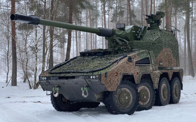 GTK Boxer(германия) с боевым модулем RCH155